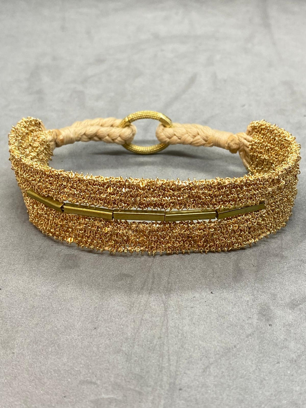 Brass Chain Necklace – Gold & Rhodium Plated Handmade Chain Design