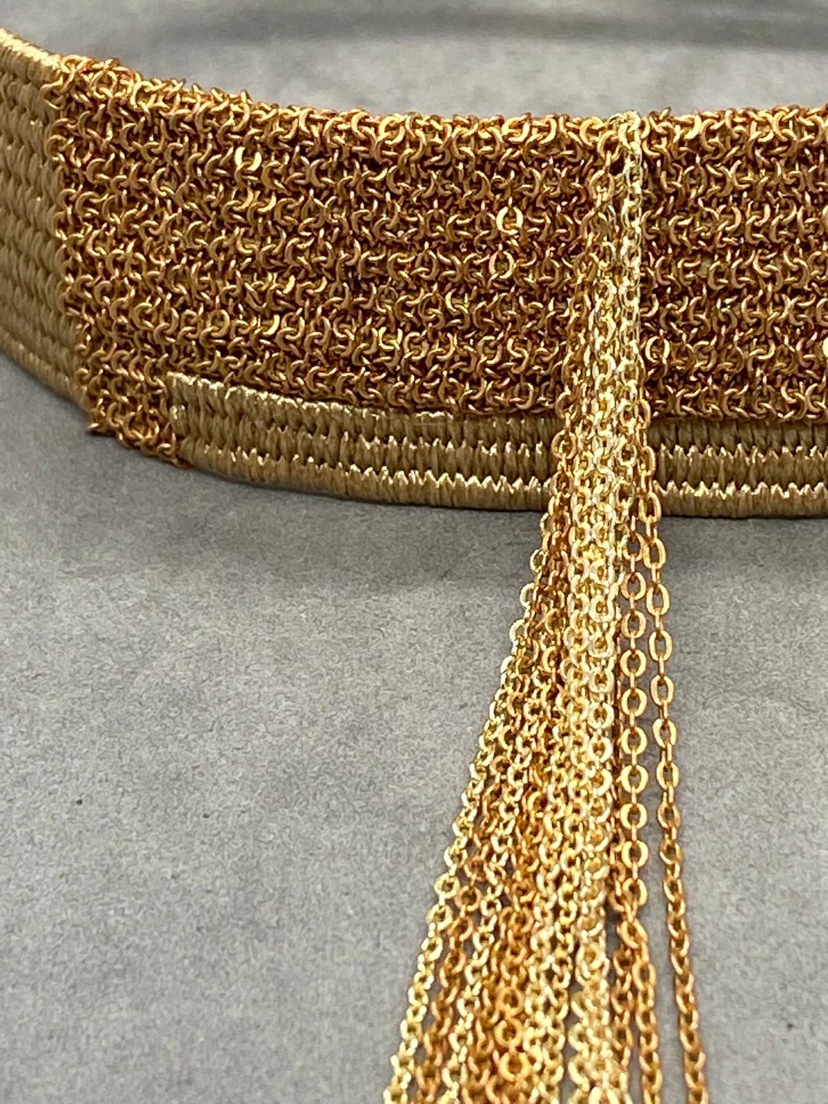 Brass Chain Necklace – Gold & Rhodium Plated Handmade Chain Design