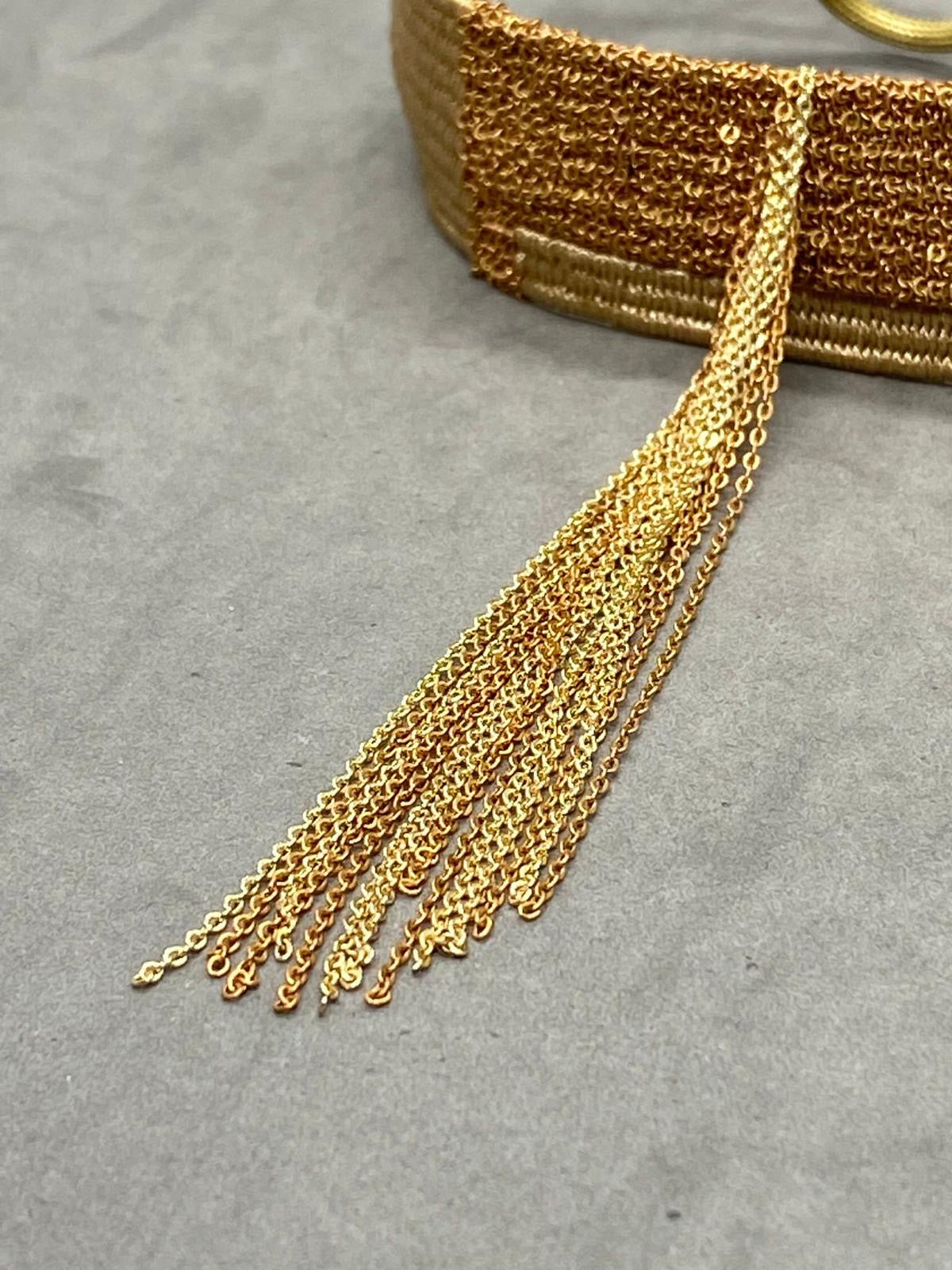 Brass Chain Necklace – Gold & Rhodium Plated Handmade Chain Design